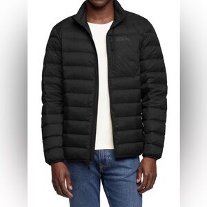 NEW Eddie Bauer Men’s 650 Down Lightweight Puffer Packable Jacket Black M-XXL